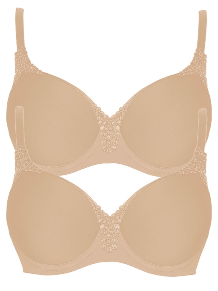 2er Pack Spacer Bügel BH Carola in nude nude