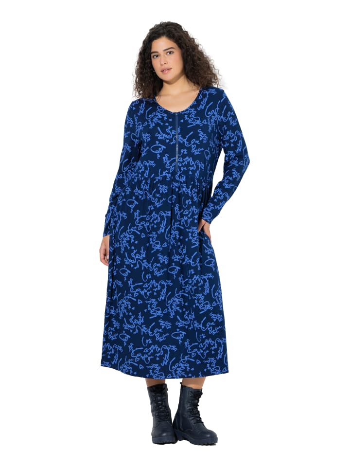 Kleid in dunkelblau
