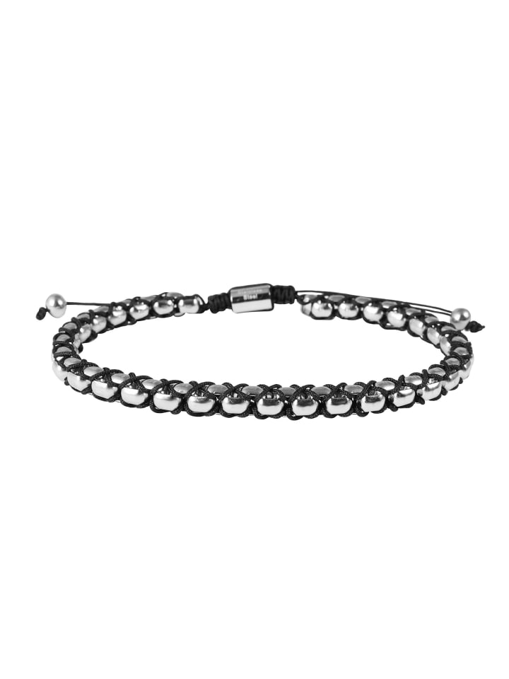 Herren Armband aus Edelstahl 19 cm in silber