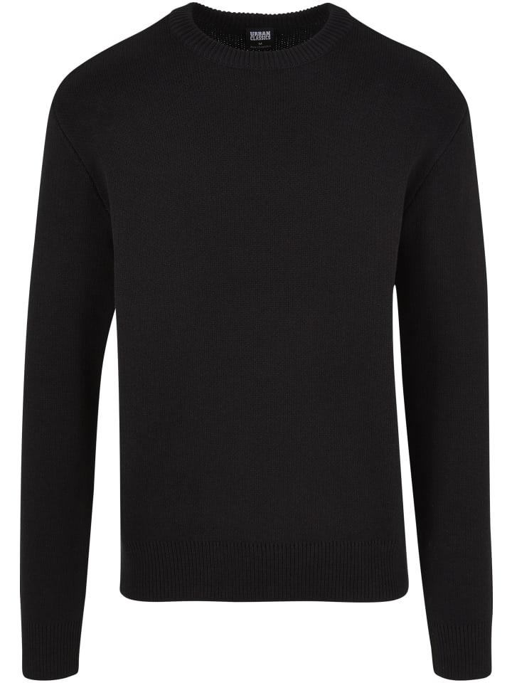 Crew Neck Jumper in black