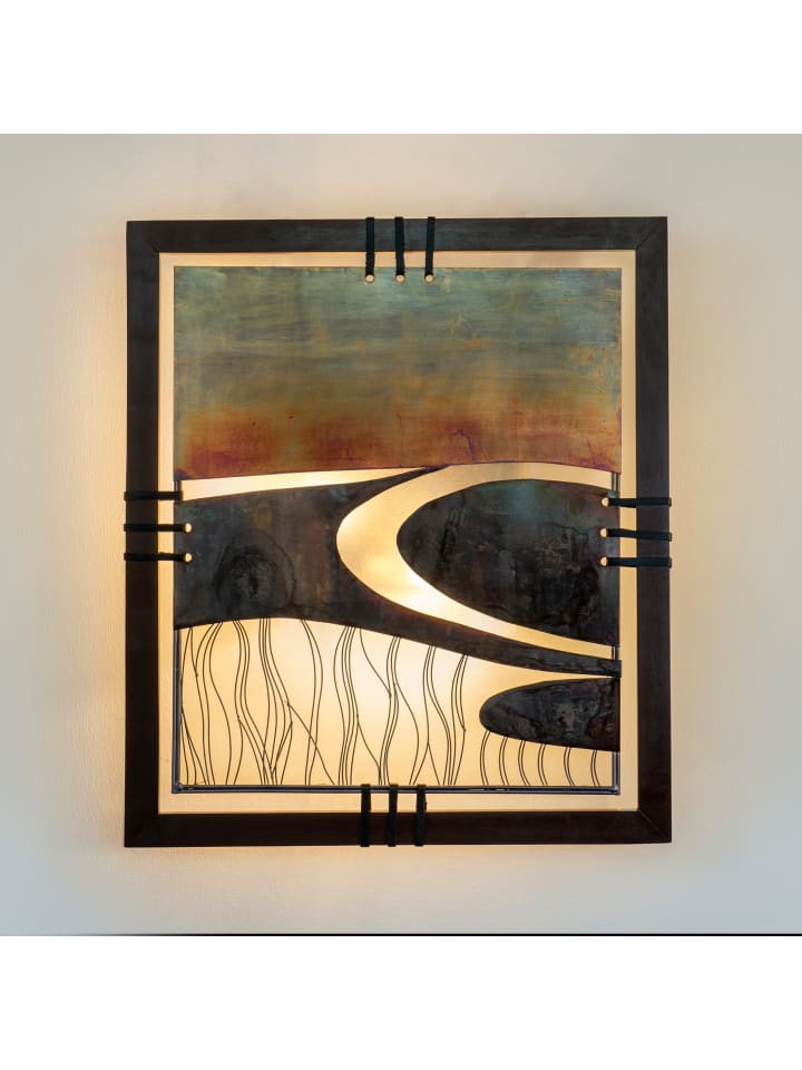 Bilderleuchte "BILD" in multicolor - (L)79 cm x (B)92 cm x (H)10 cm