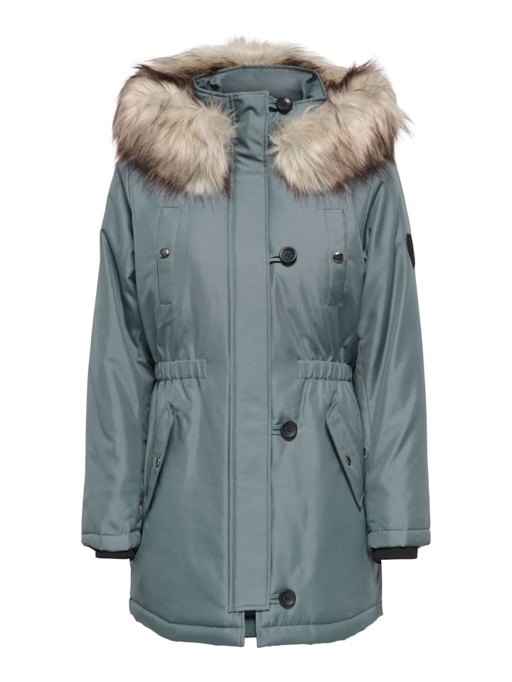 Langer Parka in Balsam Green