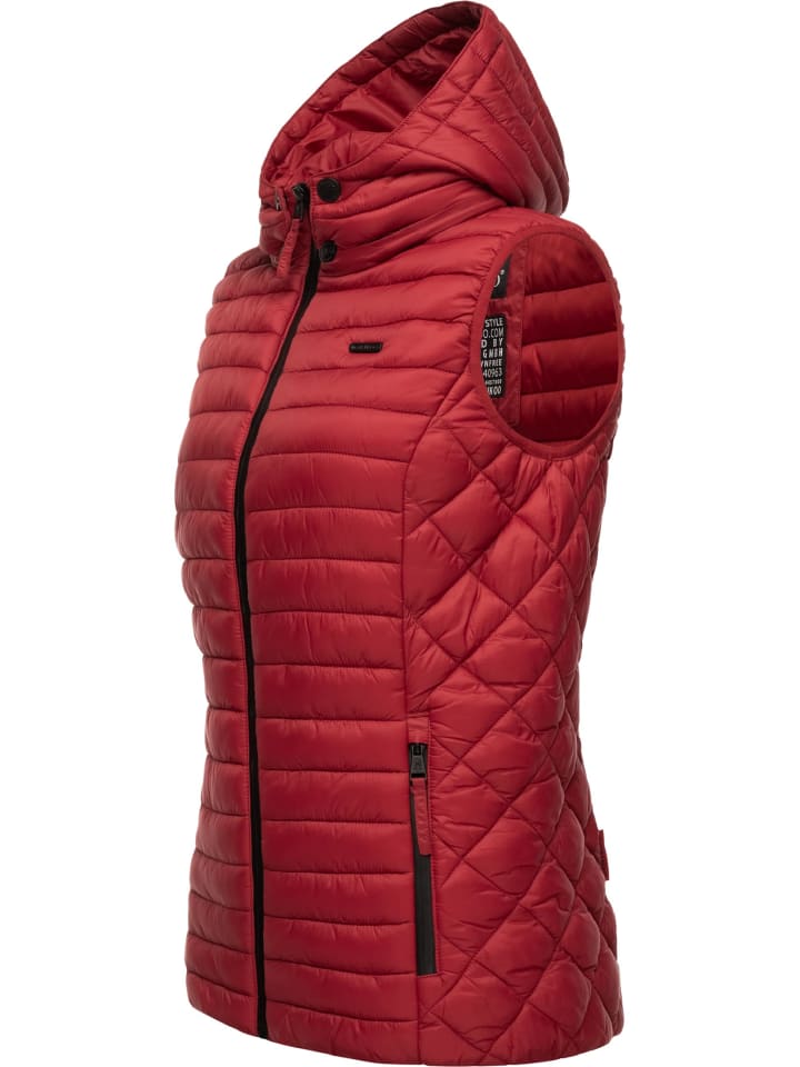 Steppweste Hasenpfote in Dark Red