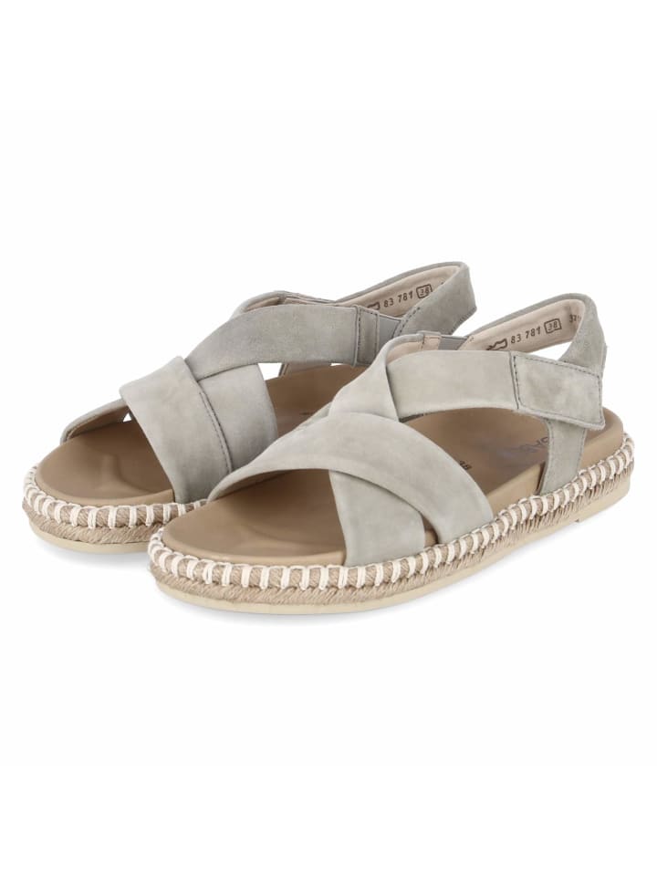 Espadrilles-Sandalen in grün