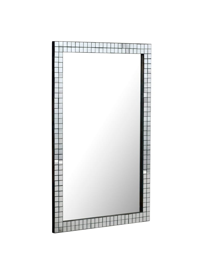 Spiegel in Schwarz / Glas / 60x2x90
