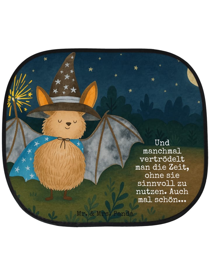 Sonnenschutz Autoscheibe Fledermaus Zauberer De... in Weiß