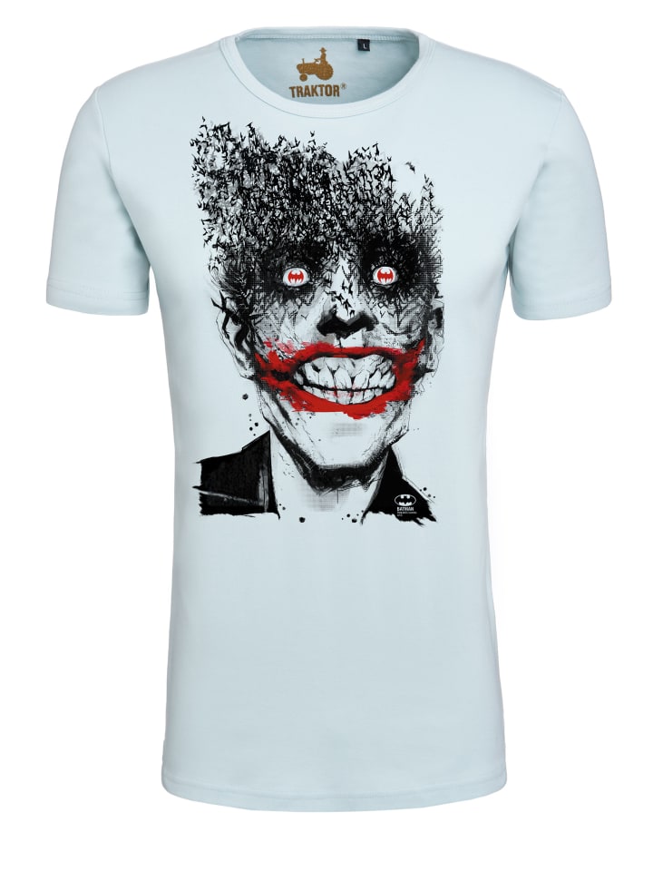 T-Shirt Batman - Joker Bats in hellblau