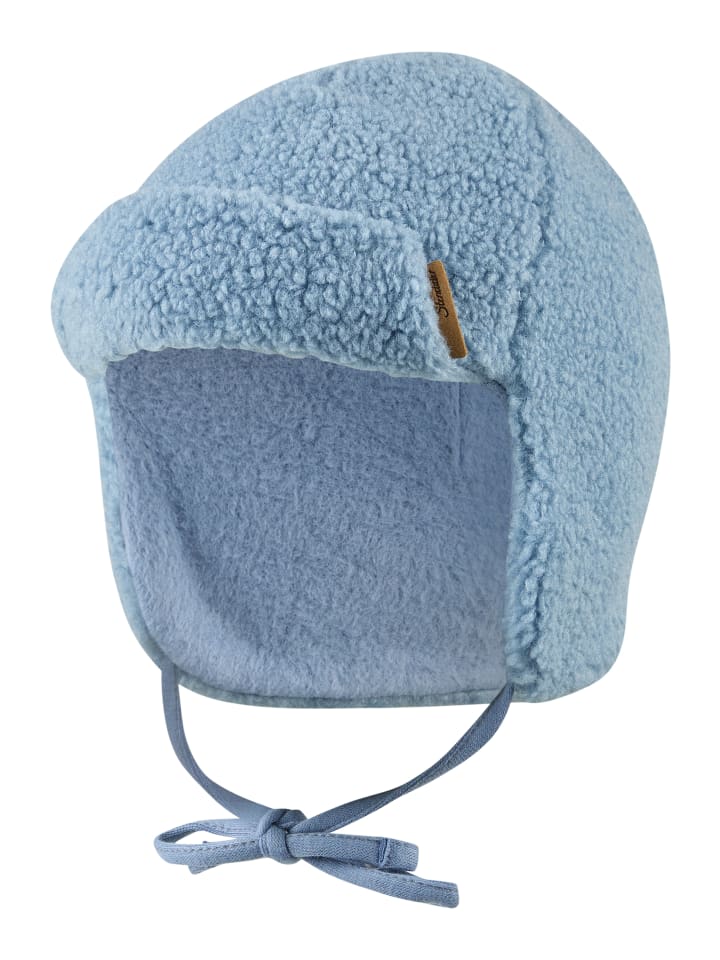 Fliegermütze Teddy in mittelblau