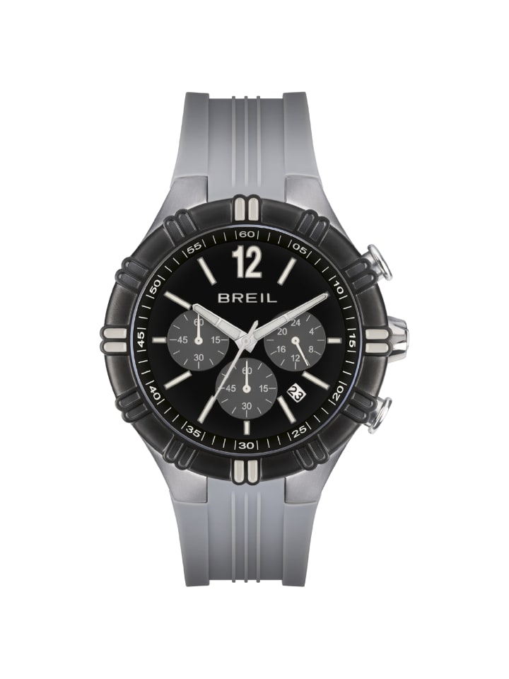 Chronouhr b rise schwarz