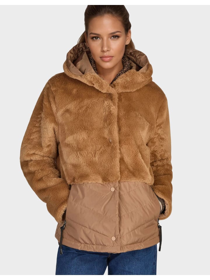 Jacke in karamell