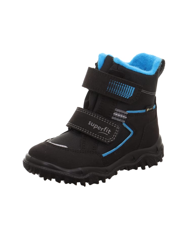 Winterstiefel HUSKY in Schwarz/Türkis