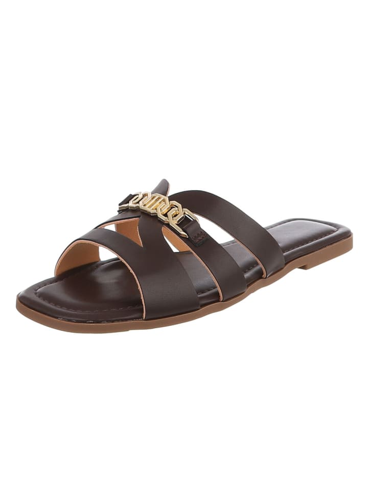 Sandale & Sandalette in Braun