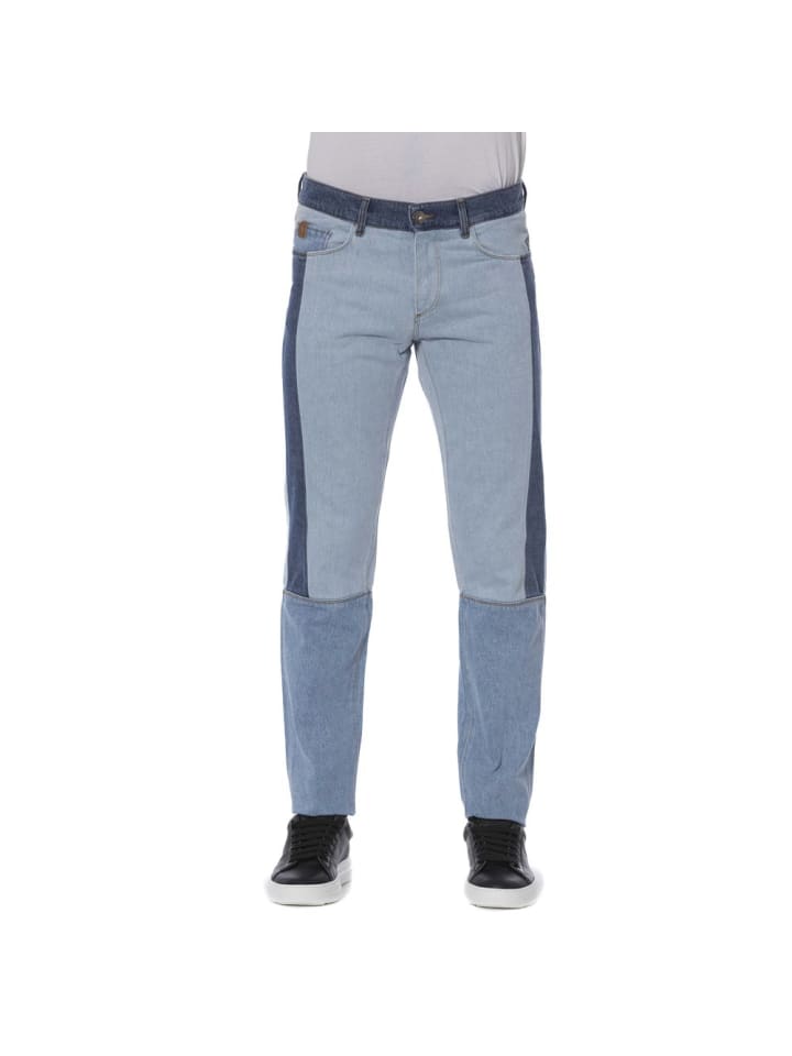 Blau Baumwolle Herren Jeans