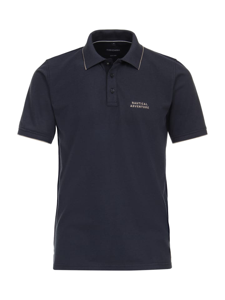 Polo-Shirt in Dunkelblau