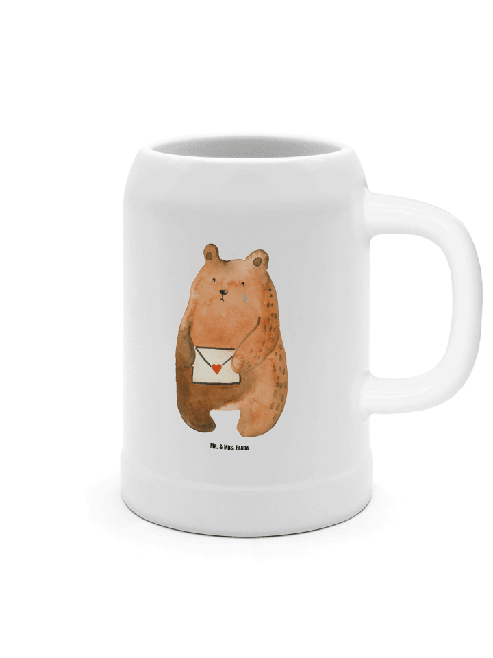 Krug Bär Vermissen ohne Spruch in Weiß