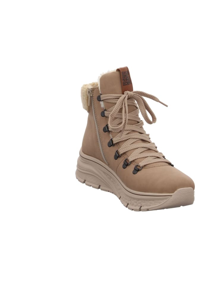 Stiefel in camel/nuss/beige