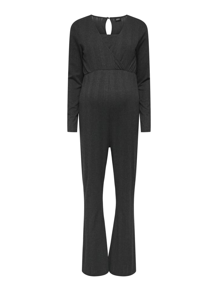 Jumpsuit in Dark Grey Melange