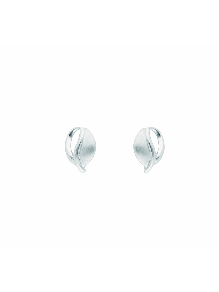 Damen 333 Weißgold Ohrringe / Ohrstecker in silber