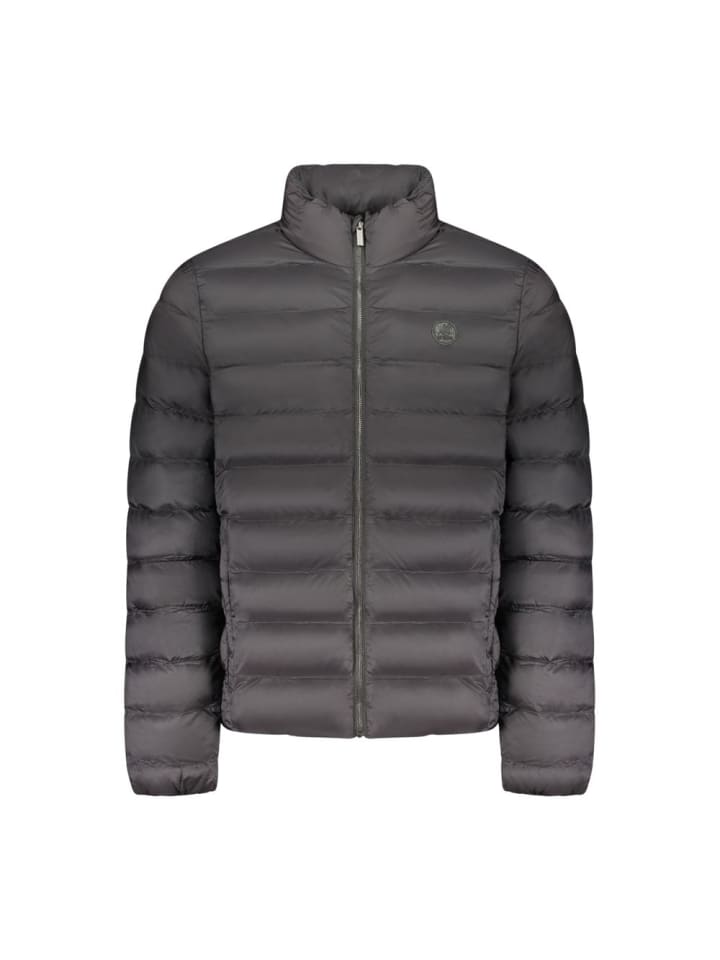 Schwarz Polyester Herren Jacke