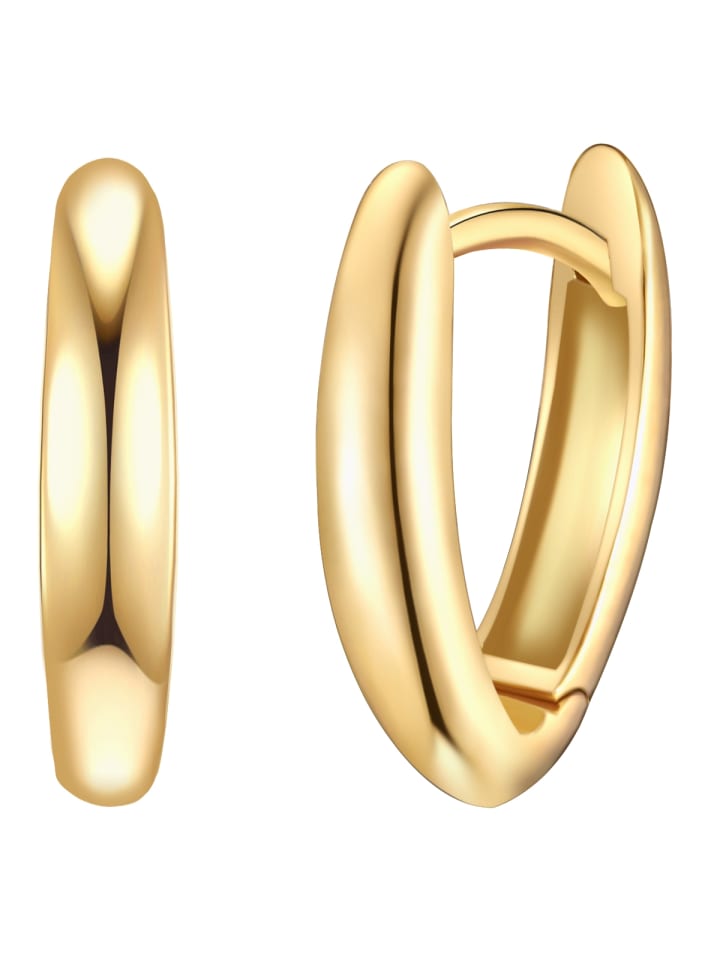Creolen aus Sterling Silber in gelbgold