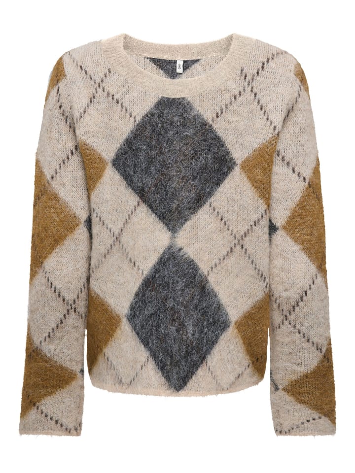 Strickpullover in Oatmeal