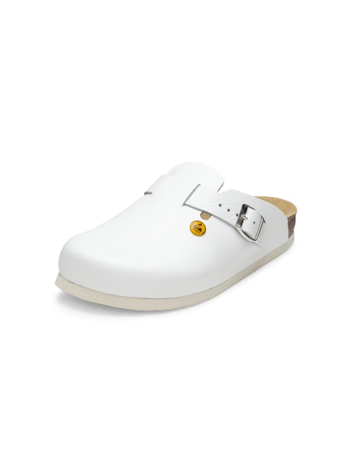 Vollrindleder Clogs in weiß