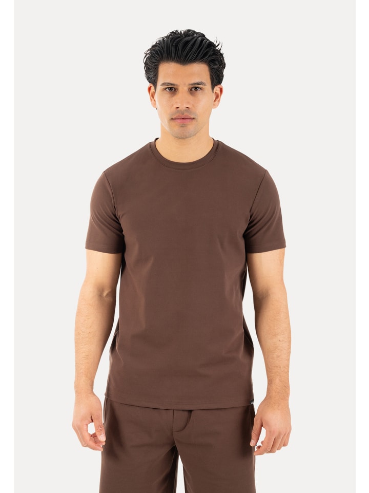 T-Shirt Micah in Braun