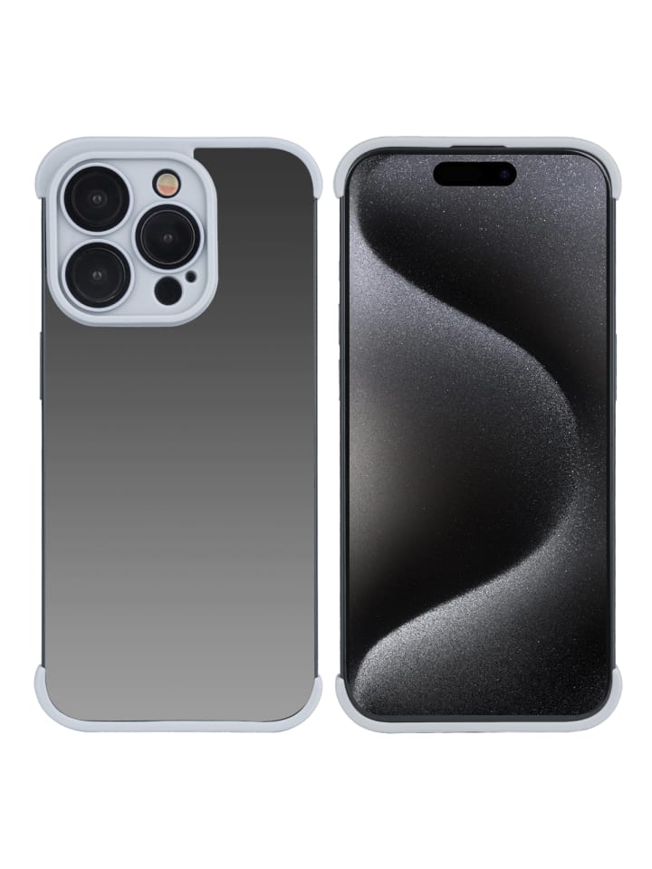 Selbstklebende Hülle iPhone 15 Pro in Beige
