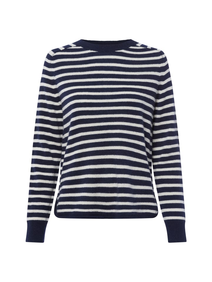 Pullover in marine ecru - 0001