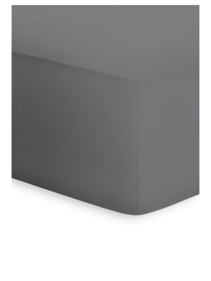 Spannbettlaken BOXSPRING in classic grey