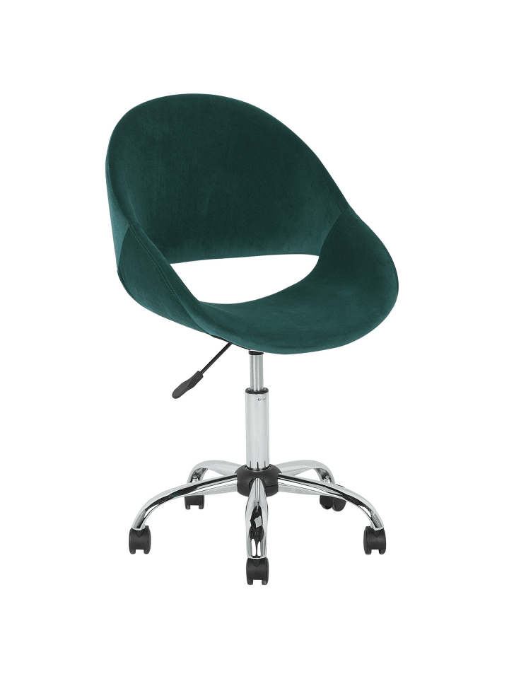 Bürostuhl SELMA in Grün/Silber - (W) 62 x (H) 84 x (L) 62 cm