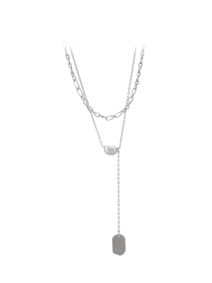 Women Chain Necklace in Silver