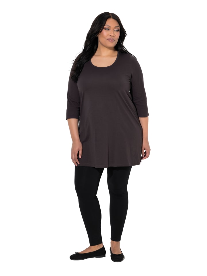Longshirt in mahagoni