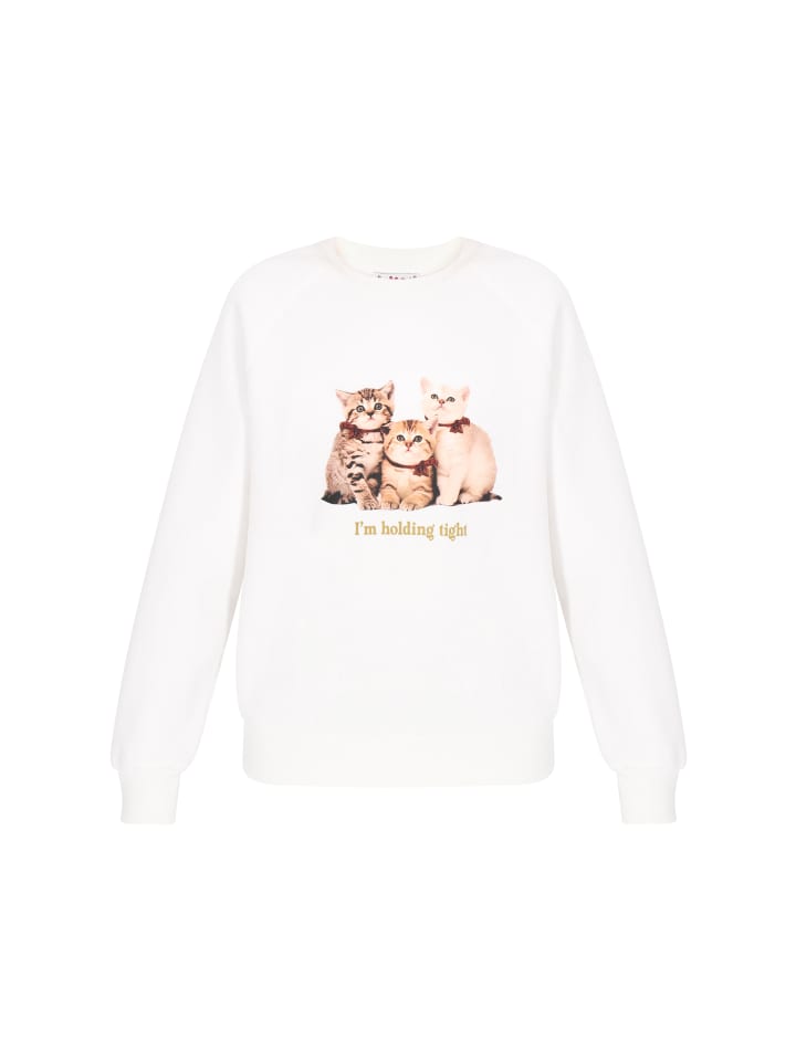 Women Sweatshirt in offwhite