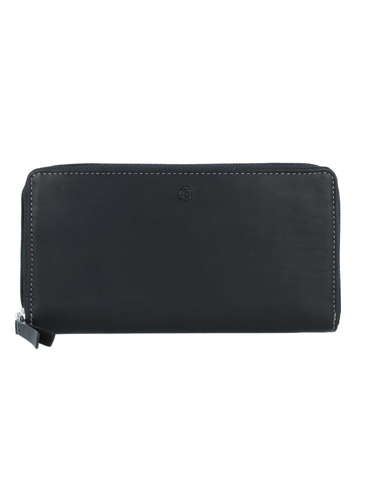 Esquire Dallas Geldbörse Leder 19 cm schwarz