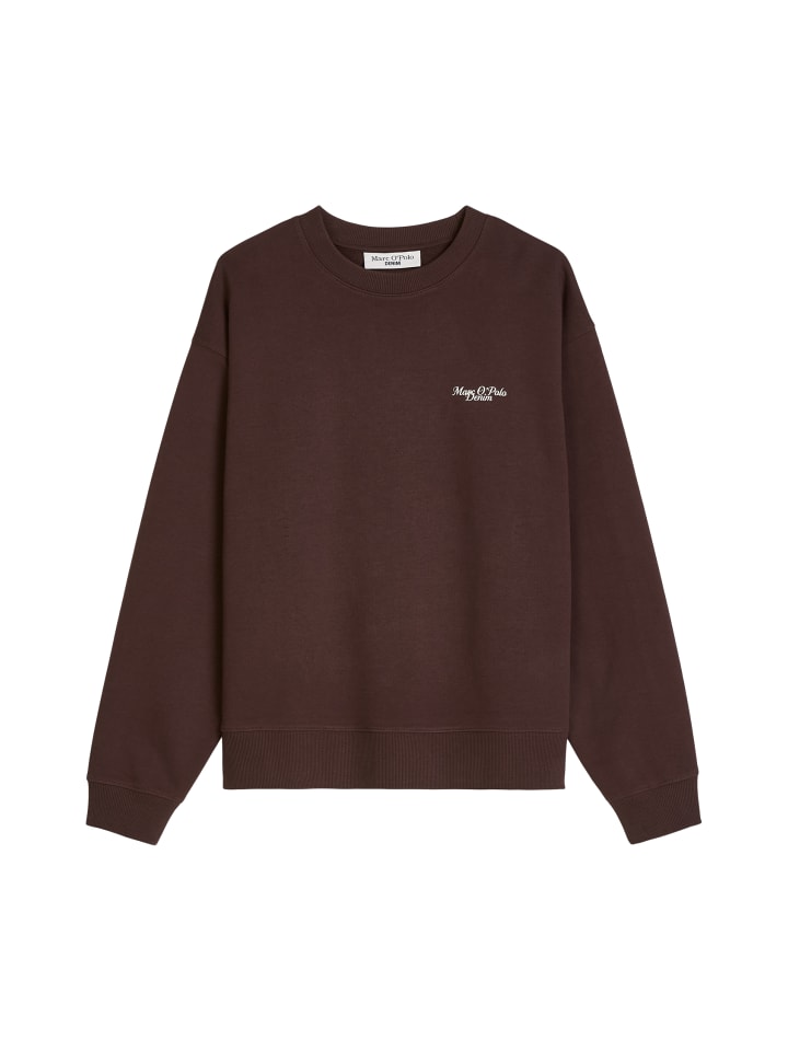 Sweatshirt oversize in Burnt Aubergine