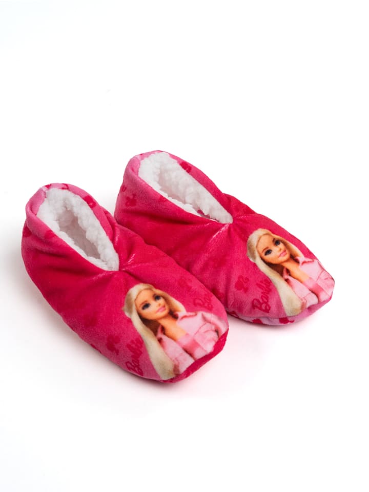 Barbie Ballerinas Homesocks ABS Winter Hausschuhe gefüttert in pink