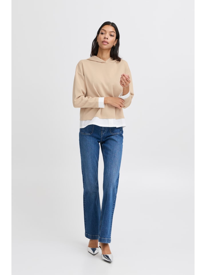 BYTULLAS MIX SWEAT - JERSEY Regular fit in Humus