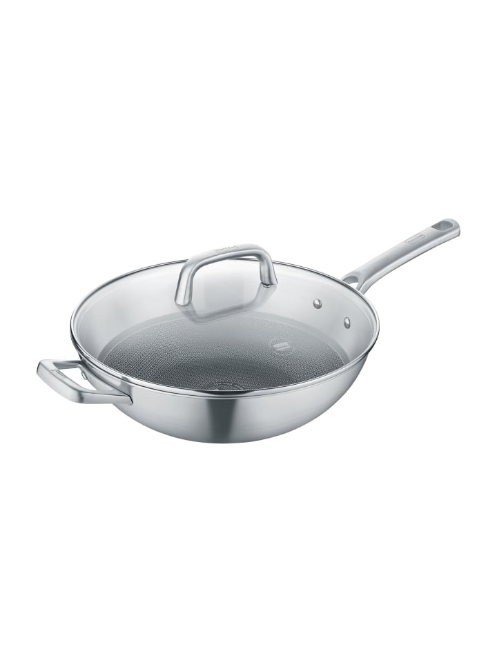 Sauteuse mit Glasdeckel - Tricion Resist b.nature in poliert