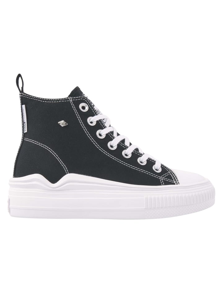 Sneaker Kaya flow mid in schwarz