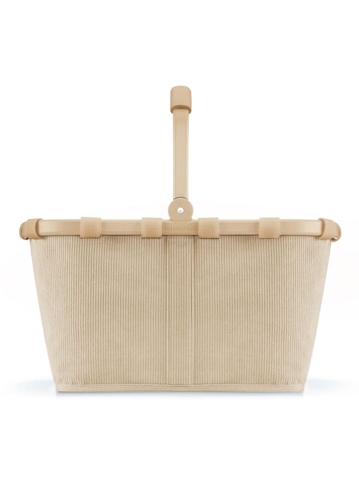 Carrybag Shopper Tasche 48 cm frame cord sand