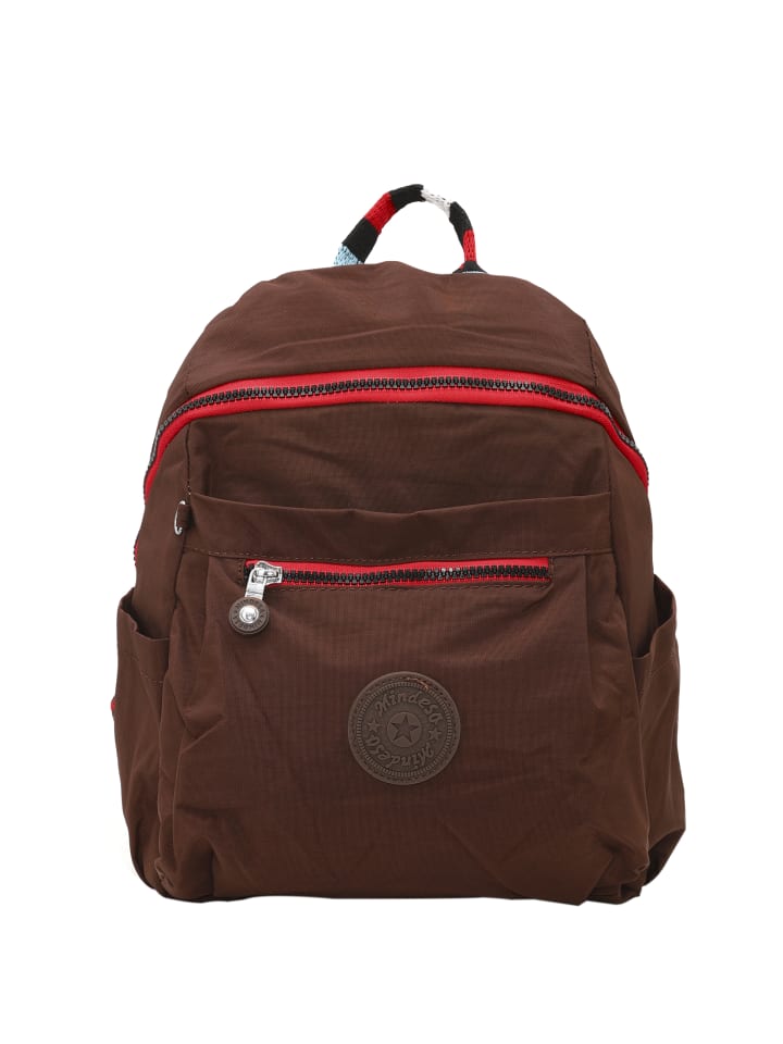Damen Rucksack in Kaffee Mehrfarbig