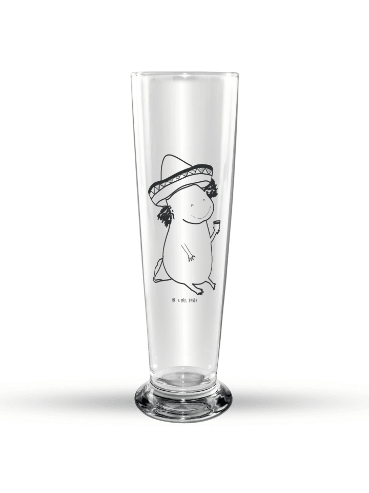 Willibecher Axolotl Tequila ohne Spruch in Transparent