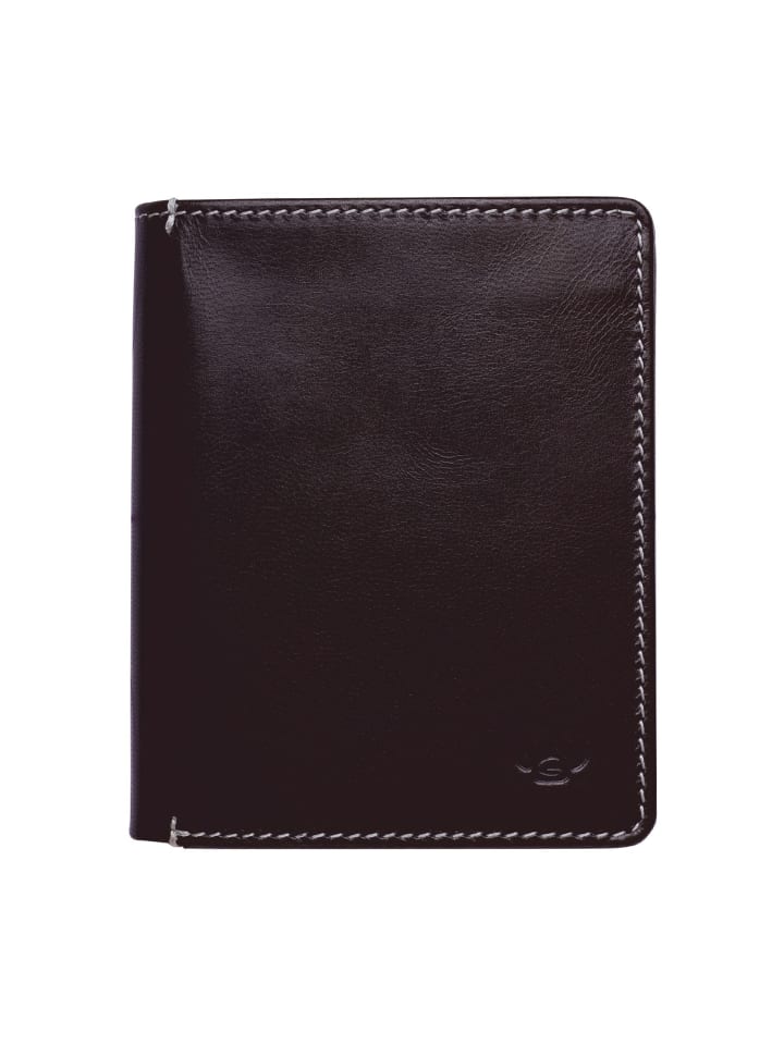 Bari Geldbörse RFID Schutz Leder 8.5 cm chocolate