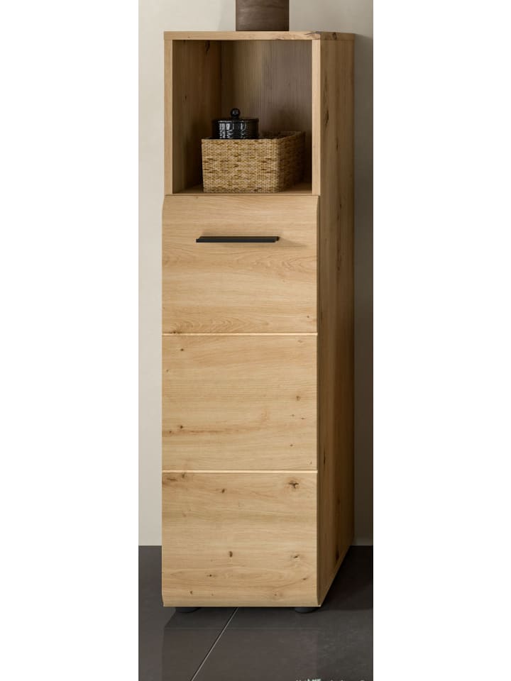 Badkommode Eiche Artisan, Badezimmer Kommode 30 x 110 cm