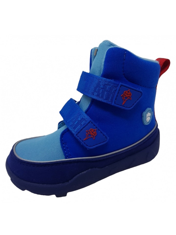 Klettstiefel Vegan Comfy " Hai" in Blau