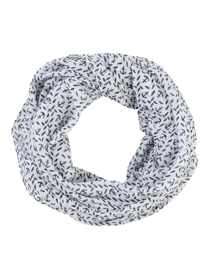 Loop in weiß-marine