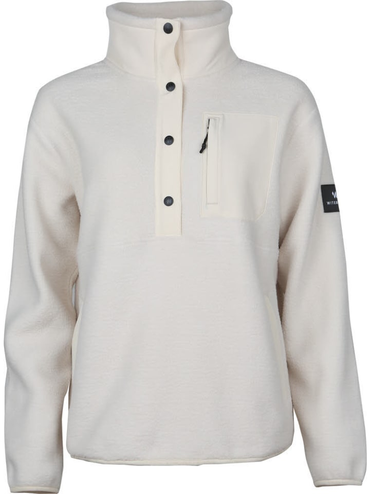 Fleecepulli in beige