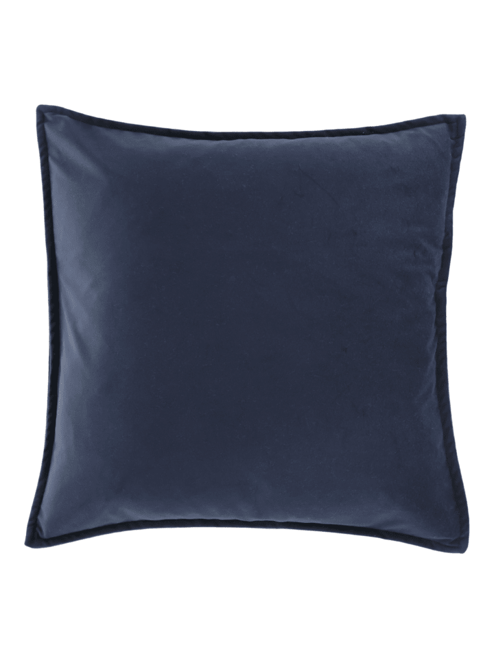 Chic Antique Velours-Kissenbezug Aix 50x50 cm in indigo blue