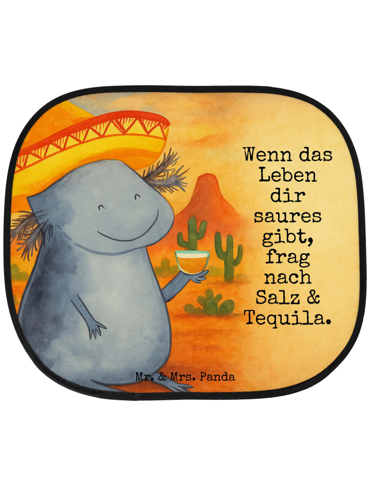 Fenster Sonnenschutz Auto Axolotl Tequila Desig... in Weiß